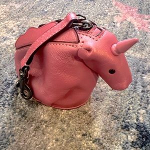 COACH unicorn coin purse/bag charm. #coach
